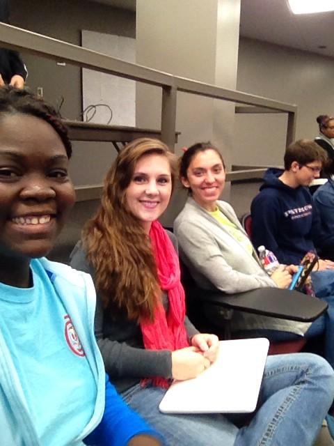 Lambda_Frogs's tweet photo. Lambda representing at Psych Chapel! http://t.co/tGynVpUziU