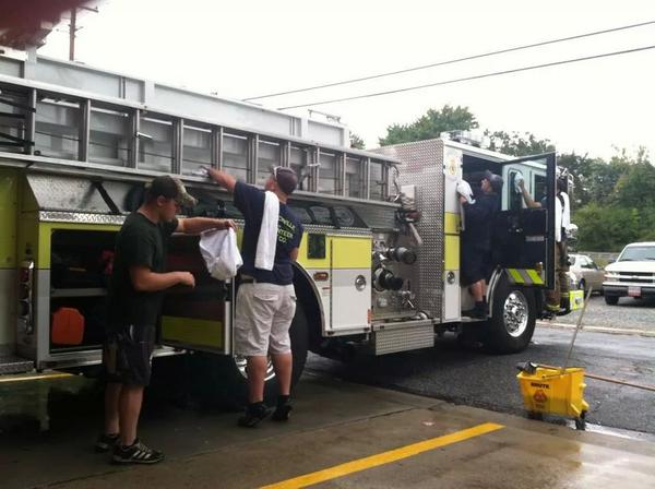 BranchvilleFire's tweet image. Friday day crew taking pride in are ride