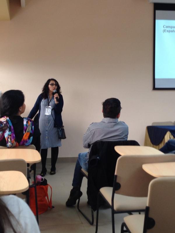 avilanieto's tweet photo. La Caty González de @uazuay y su estudio de campañas sobre embarazo adolescentes @congresoINAV http://t.co/aXdx5L8RGp