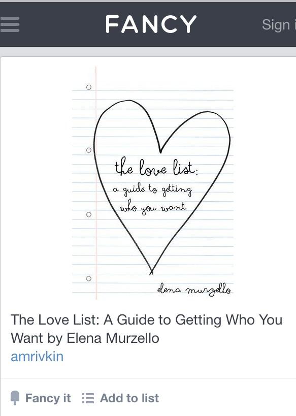 ElenaMurzello's tweet photo. #thelovelist x @fancy !!!! Yippee!!! #fancydotcom #fancyfriday #fancyit #fancy #imsofancy http://t.co/rFWGCmBwFz