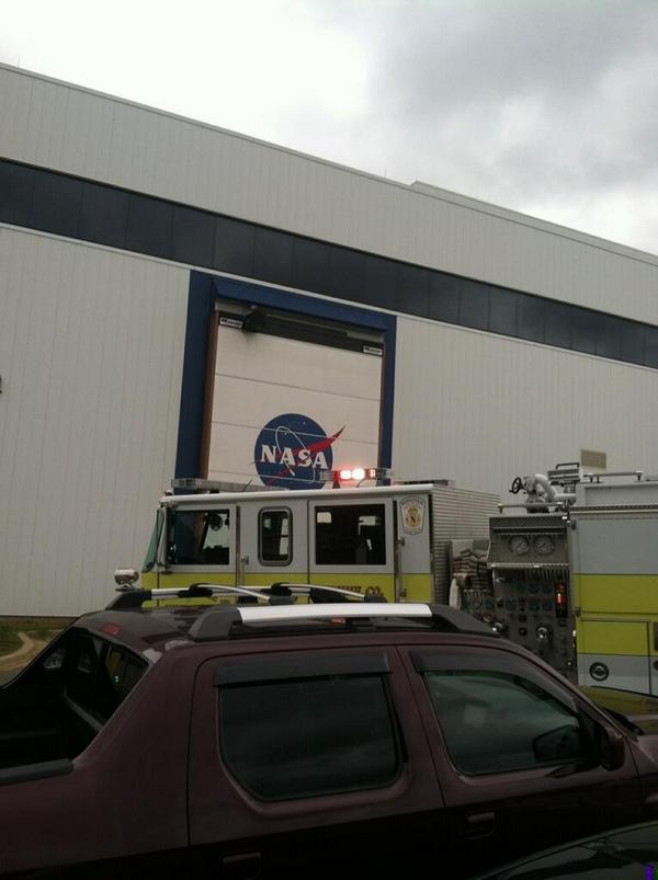 BranchvilleFire's tweet image. Protecting the space center.