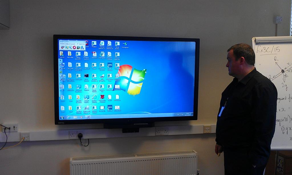 Finita Automation on Twitter: "Finished hanging Benq 65" interactive