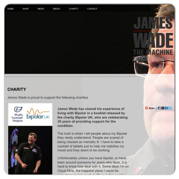 JamesWade180's tweet photo. My story #bipolar #MentalHealthAwareness on The Official James Wade Website http://t.co/3Ru37Zu9mu http://t.co/wulr0Ebkcj