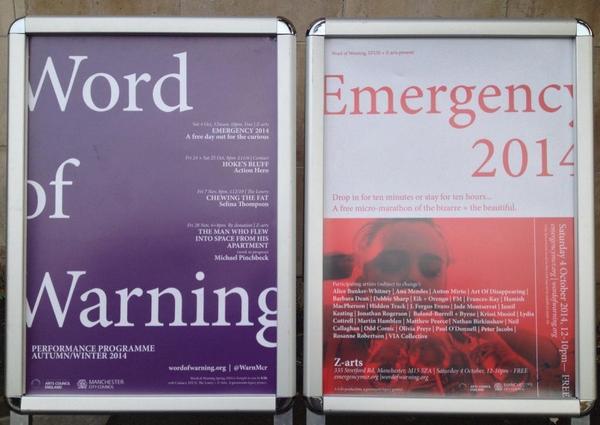 WarnMcr's tweet photo. Ready for #EmergencyMcr to launch AW14 season tomoz… Join us @z_mcr+@stunlive 12noon-10pm Free http://t.co/opEcpvMPlm http://t.co/7AphDNNyRw