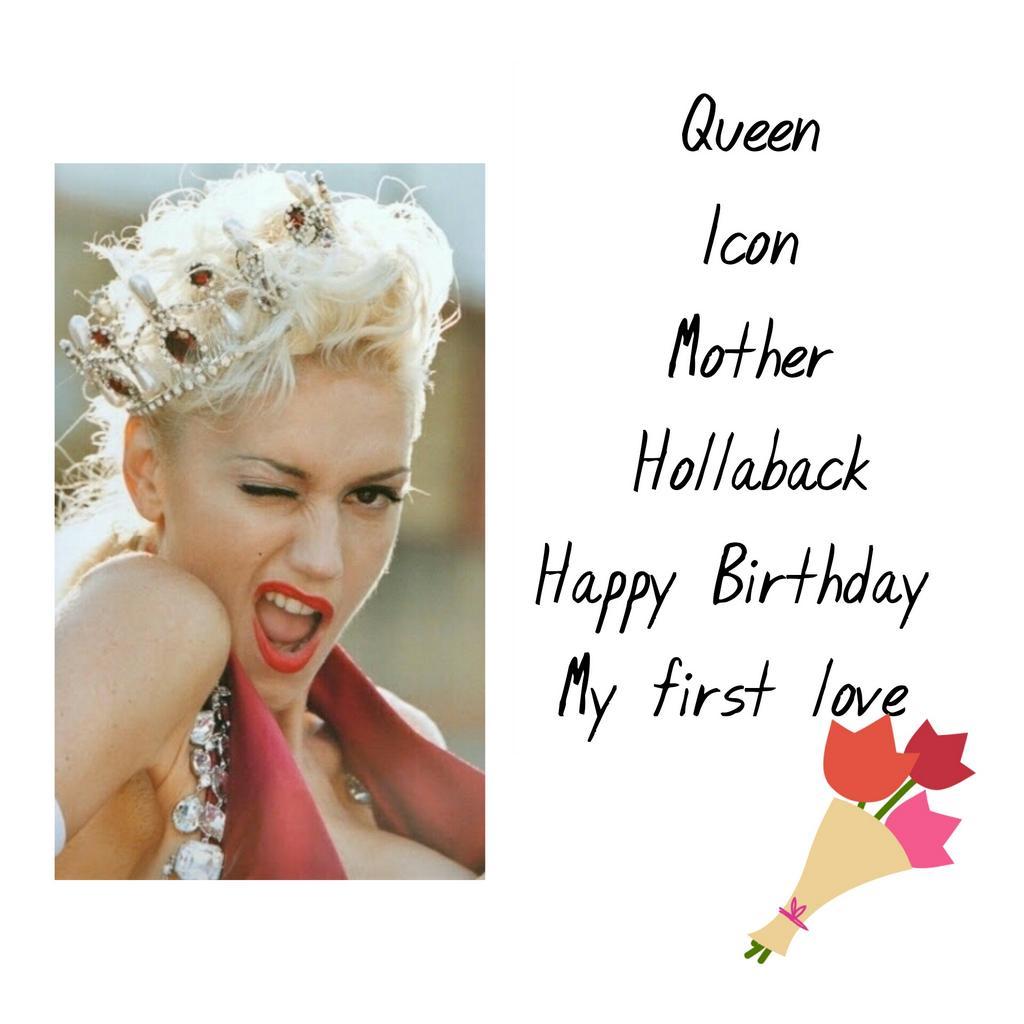 Happy birthday Gwen Stefani   