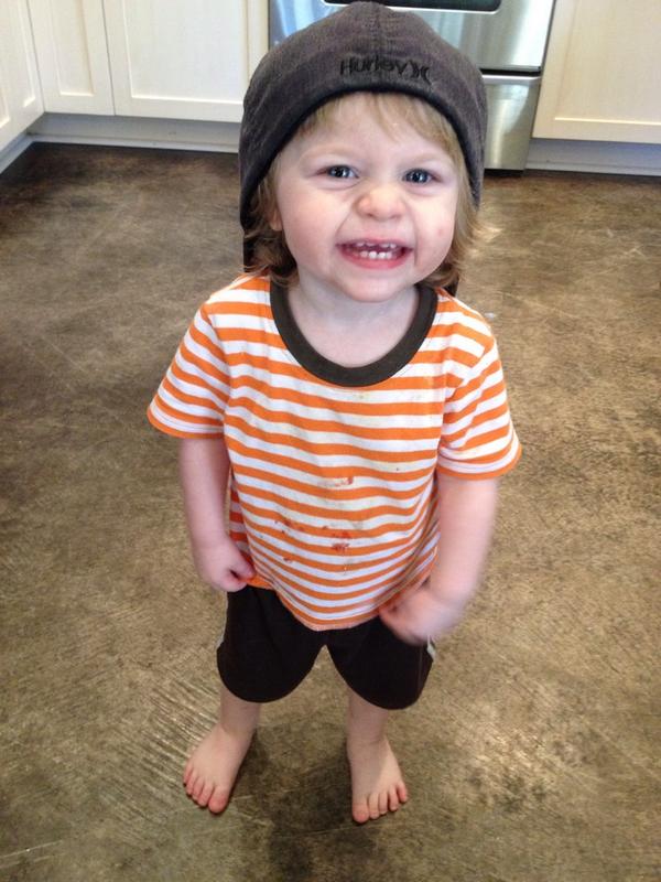 thudson1's tweet photo. This.Kid. He melts my heart!! So stinking cute!! @jimmyhudson #SethMichael http://t.co/2hjVX69QrP