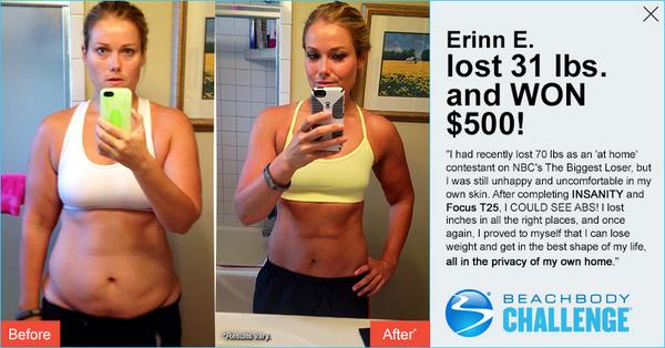 This @biggestlosernbc contestant continued her weight loss at home w/ <a href="/Insanity/">d</a> &amp; <a href="/FocusT25/">Focus T25</a> bit.ly/1vDpSSz