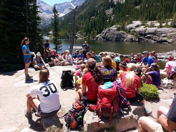 CLRministry's tweet photo. #FlashbackFriday to @katie_wanek killin it with her amazing witness! What is your favorite #CLRmemory ? http://t.co/r2UIiiiGmI