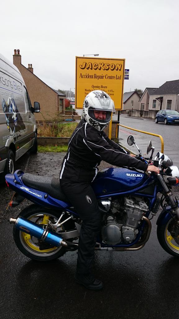 Seasbaby's tweet photo. Picked up the baby today after 'finally' passing my test :-) big thanks to @JacksonsBikes for getting her ready http://t.co/PSbkDugAyJ