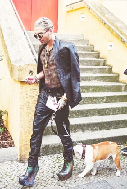 tokiohotel's tweet photo. Pumbi and me during Berlin adventures.... http://t.co/abi1bVNEVd