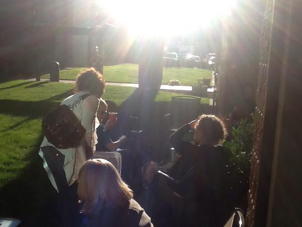 LeahEGriffin's tweet image. The newcomer party is rockin! #wlma14 #libraryswag