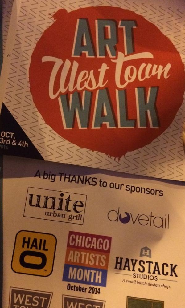 We are excited to be part of #WestTownArtWalk!