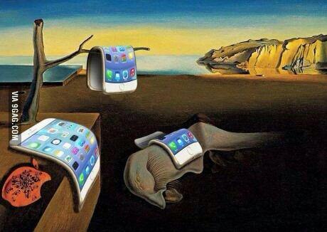 GoogleExperimnt's tweet photo. Dali's Iphones http://t.co/j7Qc8rGZ4q