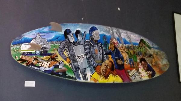 janetheard's tweet photo. Lwandle evictions. Often it takes an artist to remind us, #andyMason http://t.co/Huf61qvOeZ