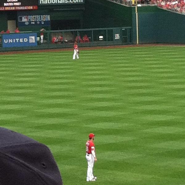 Akappy41's tweet photo. @JWerthsBeard is looking good from over here. #NLDS http://t.co/I9jJA86jup