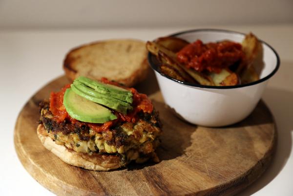 deptoffood's tweet photo. Friday night. #Herbivore burgers. Coming soon to #walthamstow #awesomestow http://t.co/iUP2OnzP5W