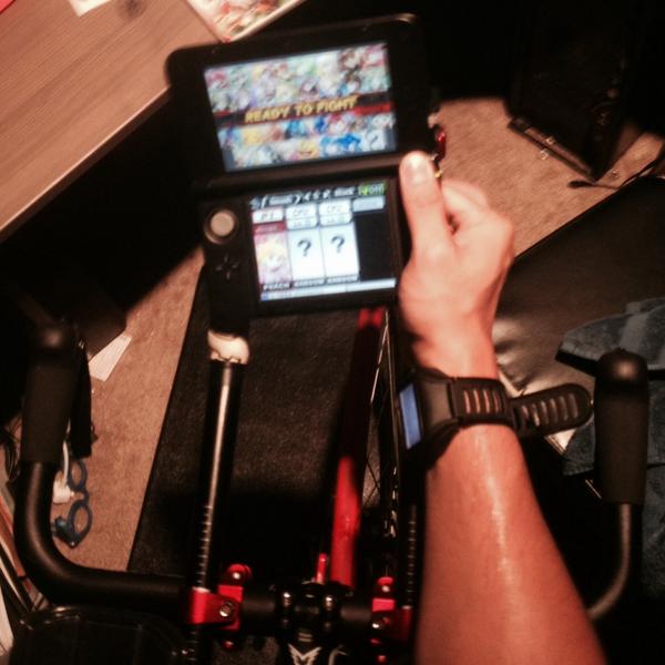 RunningOnOctane's tweet photo. appropriate use of aero bars #settleitinsmash http://t.co/ucDmyS4vjW