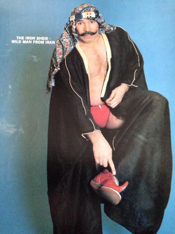 nickwydra's tweet image. @the_ironsheik look what I found at the book store...the legend Sheiky baby! #issue80#1982