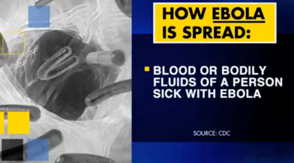 wsbtv's tweet photo. Four ways Ebola is spread: http://t.co/ukj9g3lRfN. RT this 15 second video for friends and family! http://t.co/kBgPtmGZ3v