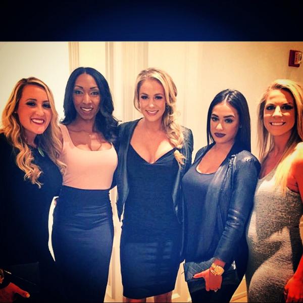 barkleybritt's tweet photo. What an amazing night last night with these women at the #stylegames watching our men compete #eagles @saks http://t.co/zje4I0OvTf