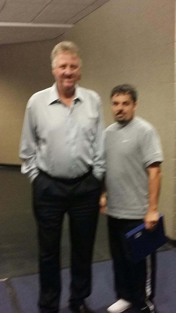 weshinton83's tweet image. Just two great shooters kickin it