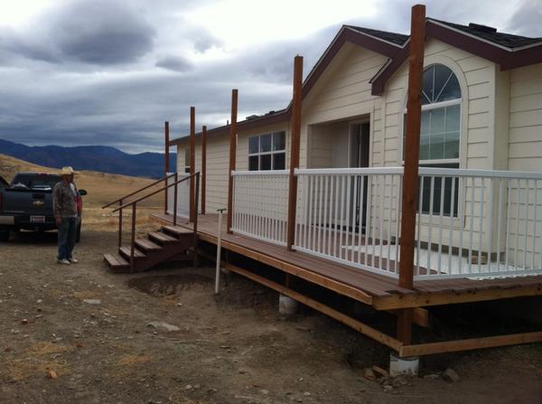 Scott_Eubanks's tweet photo. Built a porch in Montana. Having never seen people, the field mice followed us around. http://t.co/AlBJuSMr49