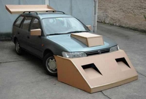 FccCollision's tweet image. #FunnyCarFriday: Life-size box car racer. Have a great weekend!