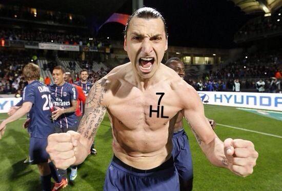 Happy 33rd birthday to Zlatan who was seen today sporting his new tattoo in tribute to his hero Henrik Larsson 