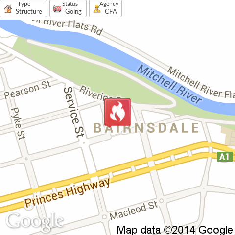 Firewatch_VIC11's tweet photo. Nicholson St, #Bairnsdale. Structure, going. Timeline: http://t.co/Uh6cBdcOtu http://t.co/bx6zVUs7XP