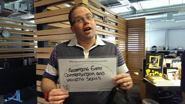 Completely overwhelmed with all the photos of what diversity means to you all! Keep 'em coming #SJYThinkTank14