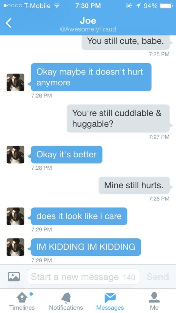Frostedfakess's tweet photo. @FauxFellow HE IS SO MEAN WOW http://t.co/UtDrWwWfjy