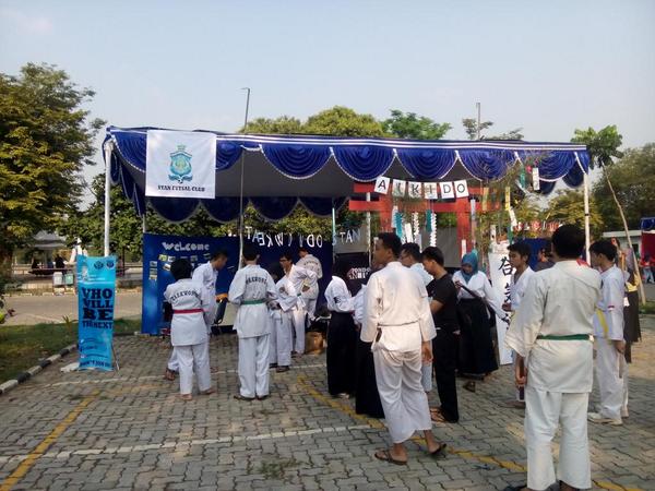 OPTK2016's tweet photo. Stand @aikidostan @STANFutsal @MP_STAN_ dan Taekwondo STAN udah ready nih. Yuk ah ramaikan @ElkamFest nanti. :D http://t.co/V9CHH7wbxo
