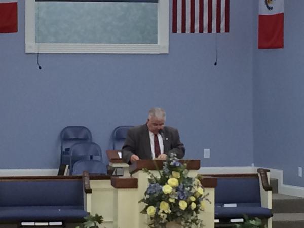 nzbcky's tweet photo. Dr. Tommy Ashcraft up to preach now. #AMC2014 #worldmissions http://t.co/yYEebcFQii