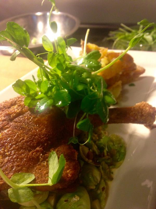 TheRiverhouseCo's tweet photo. Fall is here and we are celebrating with an old favourite. Duck confit with Brussel sprouts and smashed fingerlings! http://t.co/fBxLGcbcdt