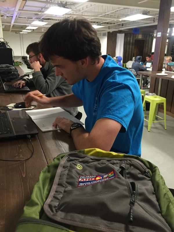 InnovateCU's tweet photo. Our competitors at #CUBoulder are doing #back2school #codesprint with #HackerRank and competing for #photochallenge http://t.co/IeJcLgLptn