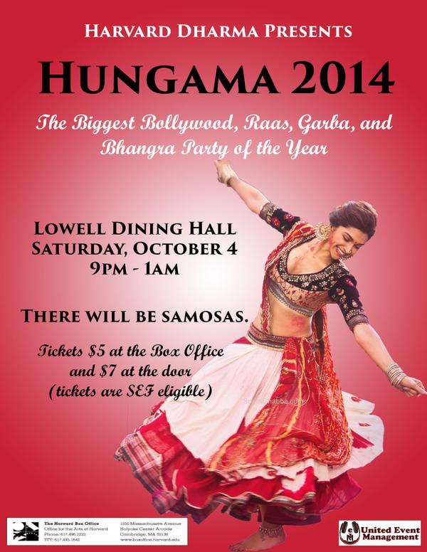 Excited for tomorrow's SALSA Sat Lunch! facebook.com/events/7698164… - in the evening, drop by Harvard Dharma's Hungama: