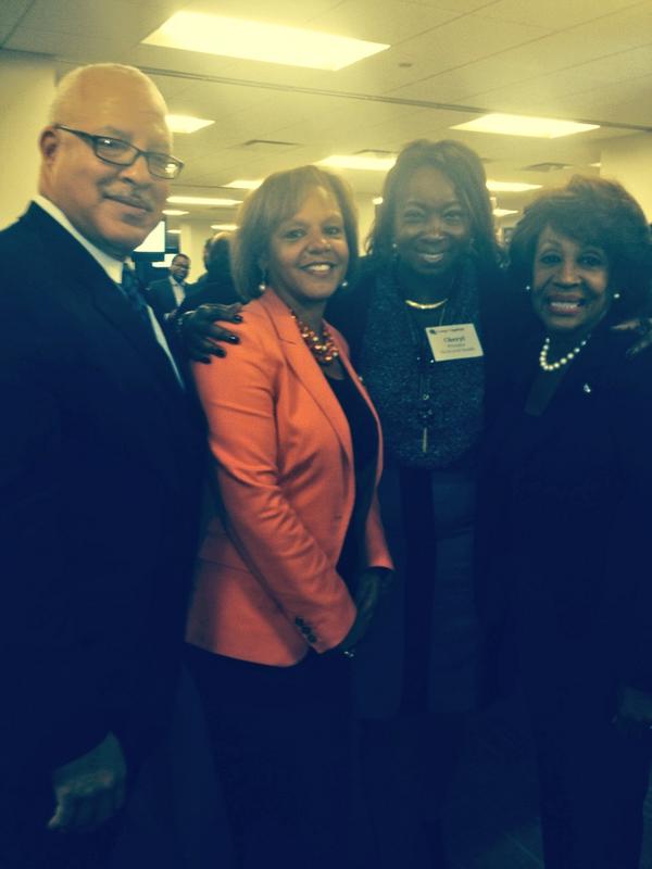 Great to have <a href="/MaxineWaters/">Maxine Waters</a> in #Chicago with <a href="/Robin42CD/">Robin Kelly</a> for <a href="/CBCPAC/">CBCPAC</a> event!