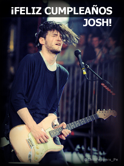 ¡Happy Birthday Josh Klinghoffer! el mas joven de la banda,35 años UuU 