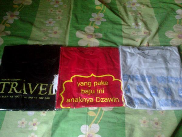 orderan kaos dari <a href="/taufikwibowoo/">Taufik Wibowo</a> <a href="/eduwardooo/">edwartdo</a> &amp; @MuhamadArefun <a href="/DzawinRangerCLG/">DzawinRangersCilegon</a> :)))