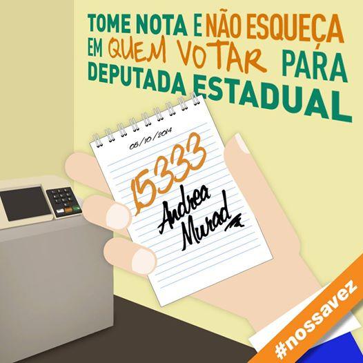 #andreamuradnelaeuvoto
#euvotoAndrea15333