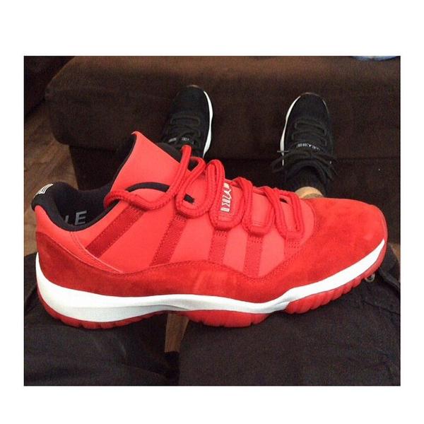 red suede 11s