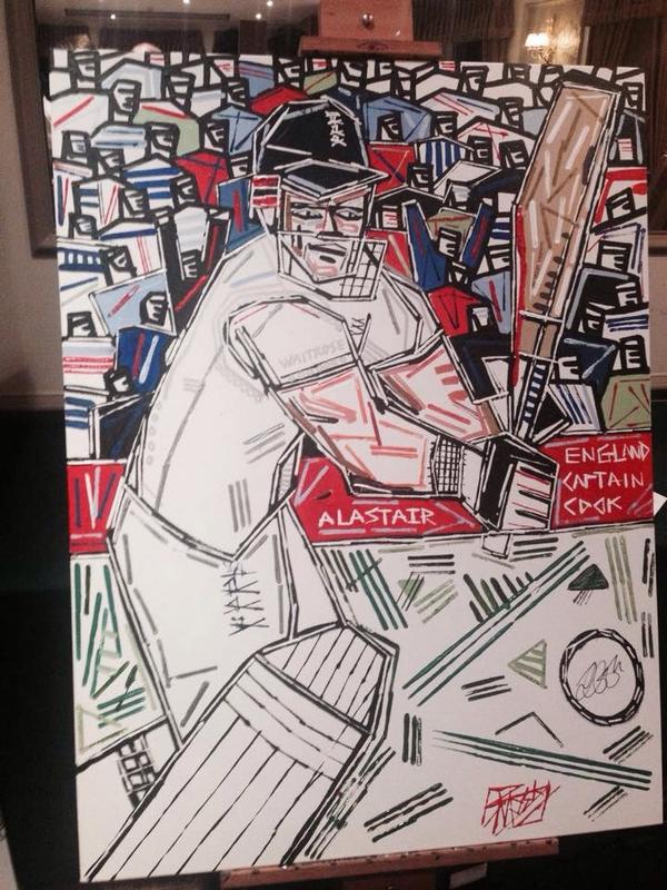 Fantastic auction item at dinner last night. Painted before our eyes by <a href="/BenMosleyArt/">Ben Mosley</a> - purchased by Dale Brennan.