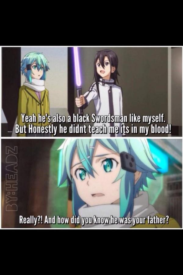 Shamkazuto's tweet photo. #SwordArtOnline #StarWars #Gungale http://t.co/mX2qM0LesF