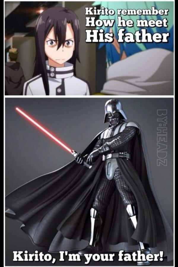 Shamkazuto's tweet photo. #SwordArtOnline #StarWars #Gungale http://t.co/mX2qM0LesF