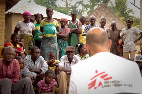UNOCHA's tweet photo. #EbolaResponse: NGOs, @Federation heroically responding to biggest #ebola outbreak on record http://t.co/EF2oG5O5Qp http://t.co/dKpELuQyI1
