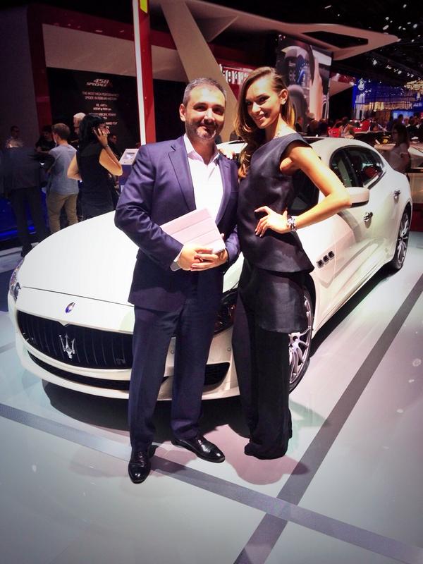 CesareLavia's tweet photo. #MondialAuto #ParisMotorShow #2014 #maserati & #bulgari per un total #madeinitaly #luukmagazine #lavia #auto#salone http://t.co/hHwqlMwOHk