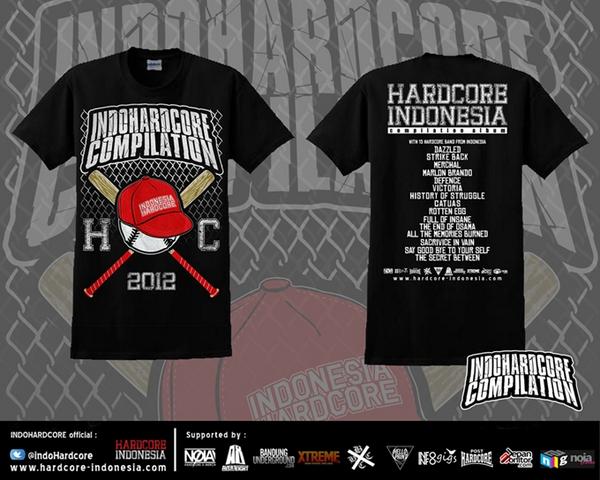 T SHIRT INDOHARDCORE COMPILATION 1