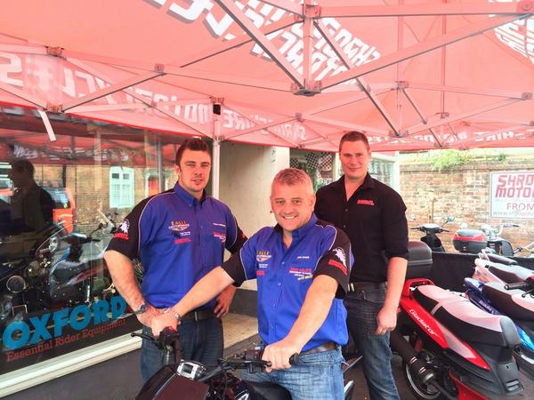 adventureshrews's tweet image. Meeting the bike today was a bit of a wake up call at Shropshire motorcycles