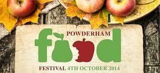 Great foodie event <a href="/powderhamfest/">Powderham Food Fest</a> today Sat 4th Oct - what local foods will I be eating for tea ??