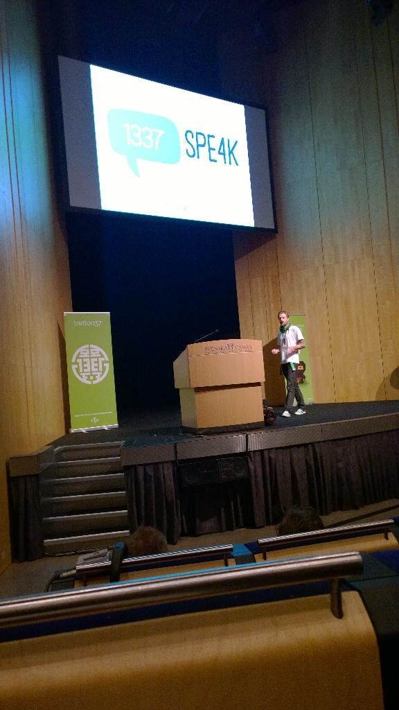 Thernan's tweet image. And so it begins! #leetspeak